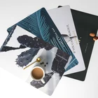 Mats Plastic PP Printed Eco-friendly Restaurant Table Mats Placemat