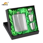 Gift Promotional Fathers Day Customized Best Father Gift Stainless Steel Hip Flask Set
