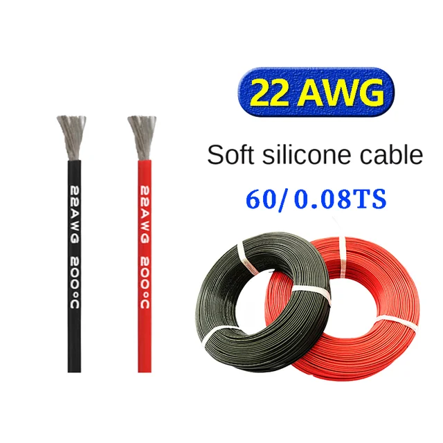 High Quality Wholesale 22AWG  High temperature line new energy lithium battery cable charging pile