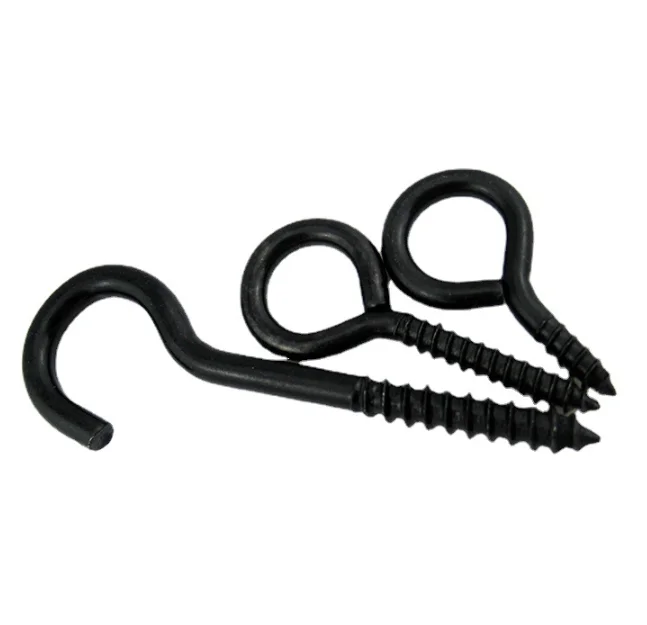 Mini Union Bolt for Wooden Surface 25mm Stainless Steel Self-Tapping Hook Swivel Eye Screw Zinc Plating Metric Measurement factory
