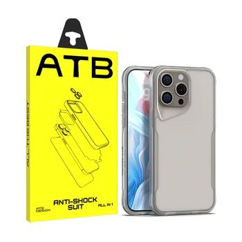 ATB  2024 Anti Fingerprint Kit for Iphone 14 13 12 11 Case with Screen Protector for Iphone 13 6 in 1 Set
