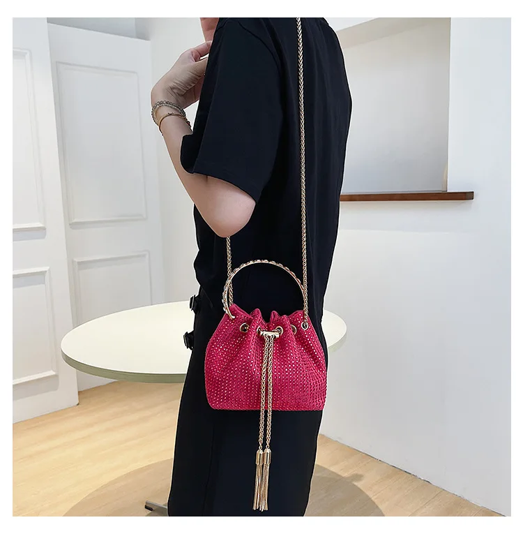 BBTT.ful Sparkling Evening Purse For Women - Rhinestone Clutch Crossbody Bag, With Chain, For Wedding, Prom, Party