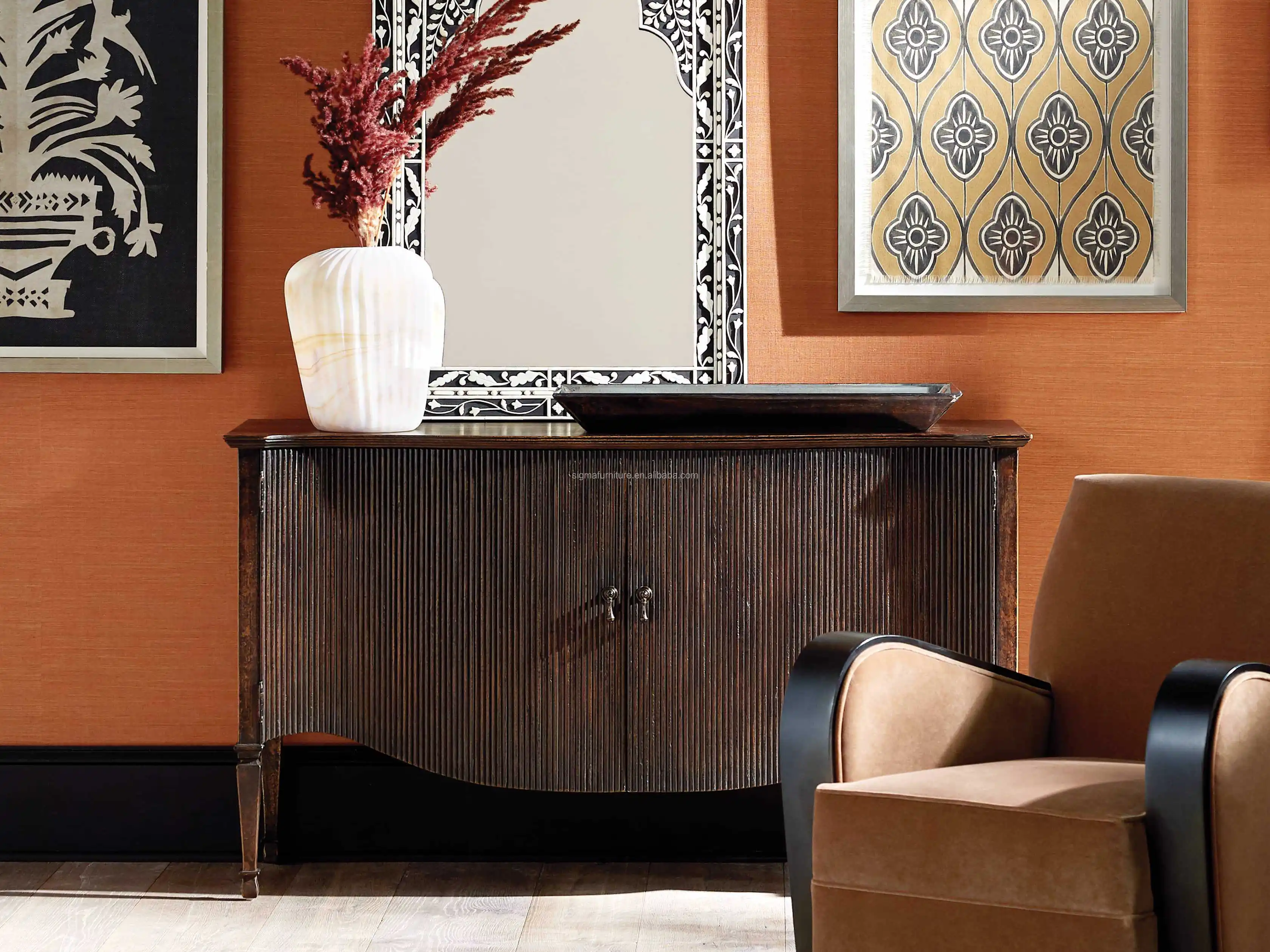 Living room storage cabinet living room furniture wood sideboard