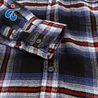 Cotton Tops Woman Latest Design Fashion Yarn Dyed Long Sleeve Casual Women Tops Blouses Pattern Cotton