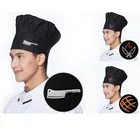 Unisex Men Women Chef Kitchen Hat Waiter Uniform Cap Cooking Bakery BBQ Grill Restaurant Cook Work Chef Cap Hat