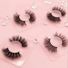 100% Top Quality Dramatic Full Strip Mink Eyelash Lashes Cruelty Free 100% Real Siberian 3d 5d 25mm Mink Eyelashes