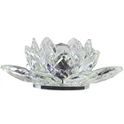 Hot Sale Various Crystal Lotus Flower Glass Lotus Flower For Wedding Gifts And Home Decor