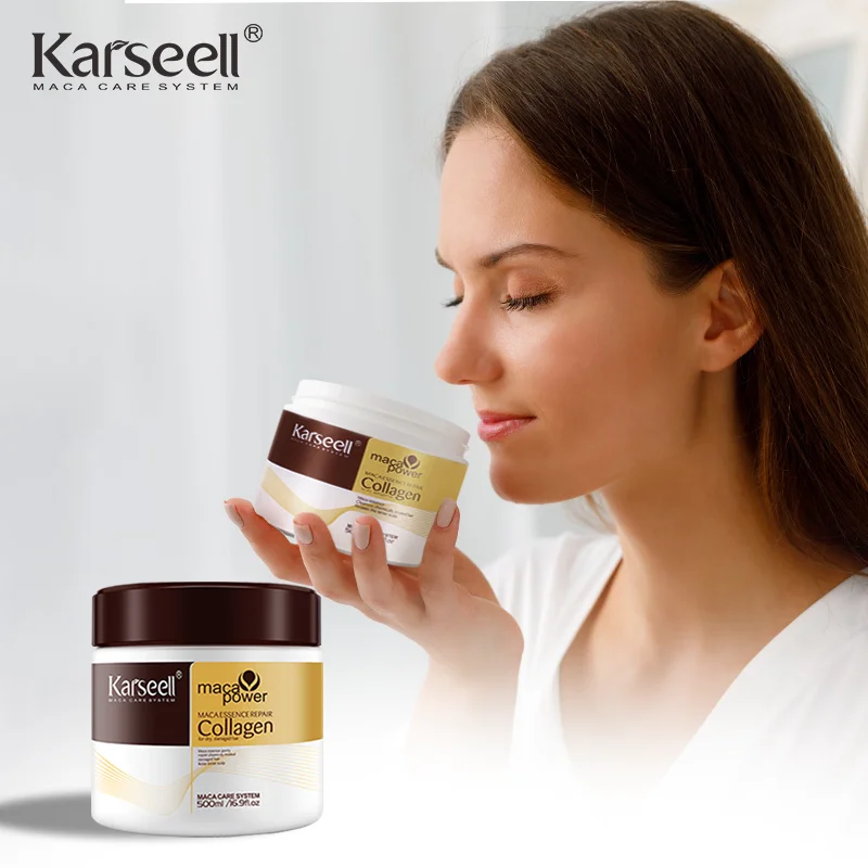 Professional salon quality karseell collagen hair mask for dry and damaged hair