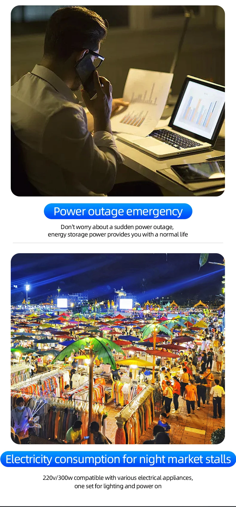 Sharmeal Wholesale 200W Portable Power Station with AC Solar Car Charger for Outdoor Activities