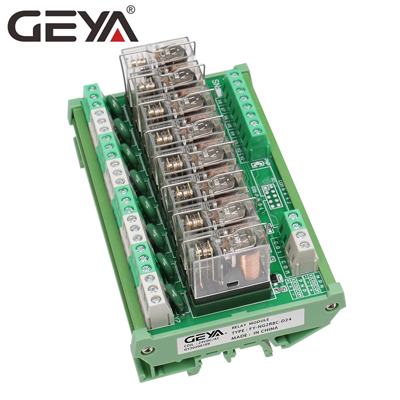 Geya Ng2r8チャンネルリレーボード5v12v24vリモコンリレーモジュール汎用電磁リレー - Buy 8 チャンネルリレーボード、リモート制御 リレーモジュール、電子制御モジュール Product on Alibaba.com
