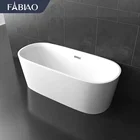 Bath FABIAO Banheiras Fashion Designed Acrylic Durable Freestanding White Bath Tub