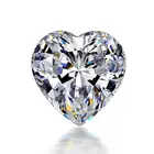 Gem Wuzhou Gem D Color Moissanite Devil Heart Diamond Cut Loose Gemstone Wedding Ring