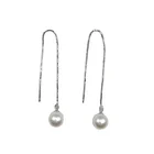 Earrings Popular Hot Selling Pearl Tassel Earrings Korean Women's Long Fashion All-match Earrings