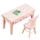 Wooden Craft 2021 New Design Birch Modern Simplicity Desk Model Wooden Craft