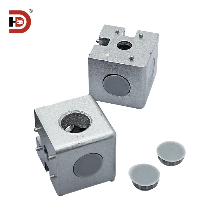Industrial Aluminum Profile Accessories 20/30/40 Aluminum Profile Black Two-way Three-way Three-dimensional Connectors supplier