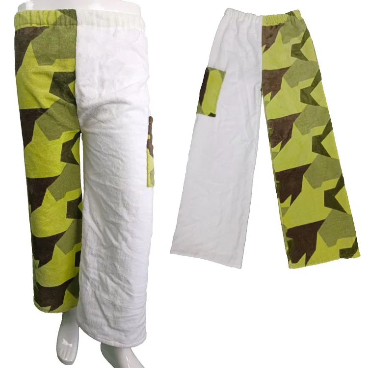 swim towel pants custom printed  towel pants  plus size beach towel pants for kids &adults