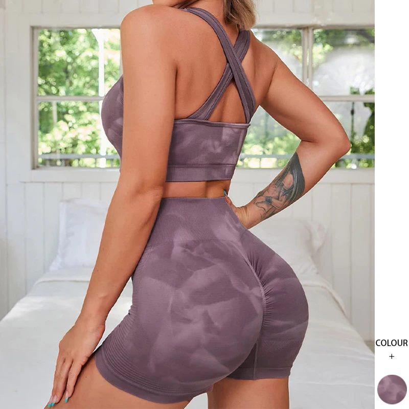 Women summer sexy sports underwear to wear a beautiful back bra high waist butt yoga pants