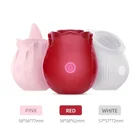 Sex Toys Nipple Tongue Licking Rose Vibrator Sex Toys Waterproof Silicone Clitoral Sucking Vibrator Woman