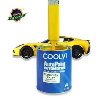 Factory Supply 2k paint for cars High Cost-effective car paints 2K yellow high quality automotive paint