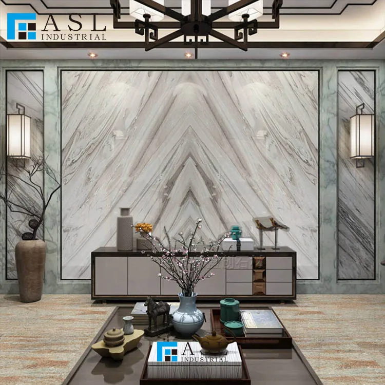 White Caffeine Gold Sand Marble Polished Slabs For Wall Natural Stone Supplier