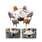 Or More Round Foldable Dining Table Chai Sets For 6 Person Or More