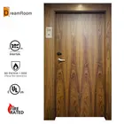 Hotel Door Doors Hotel Hotel Door UL Listed Wooden Anti Fire Rated Wood Hotel Door Fireproof Doors