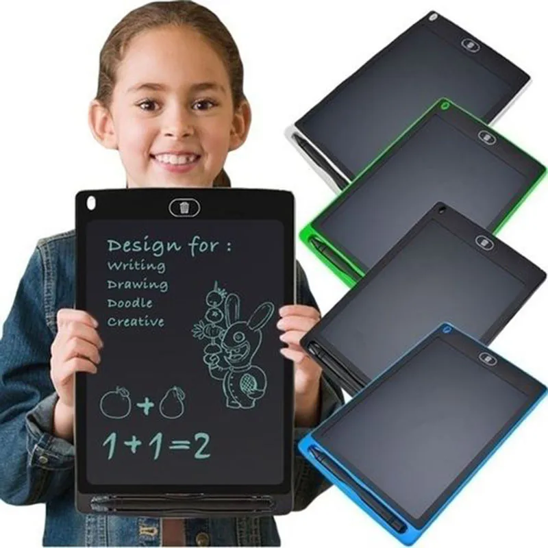 4.4/8.5/12 Inch Large LCD Tablet DIY Writing Drawing Memo Board Graphic Pad Kids 
