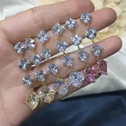 Earrings Fashion Long Wedding Dangle Earrings Crystal Cubic Zirconia Teardrop Earrings For Women