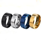 Ring Blanks Top Quality 4 Colors Stainless Steel Ring Blanks Popular Cheap Titanium Ring For Men
