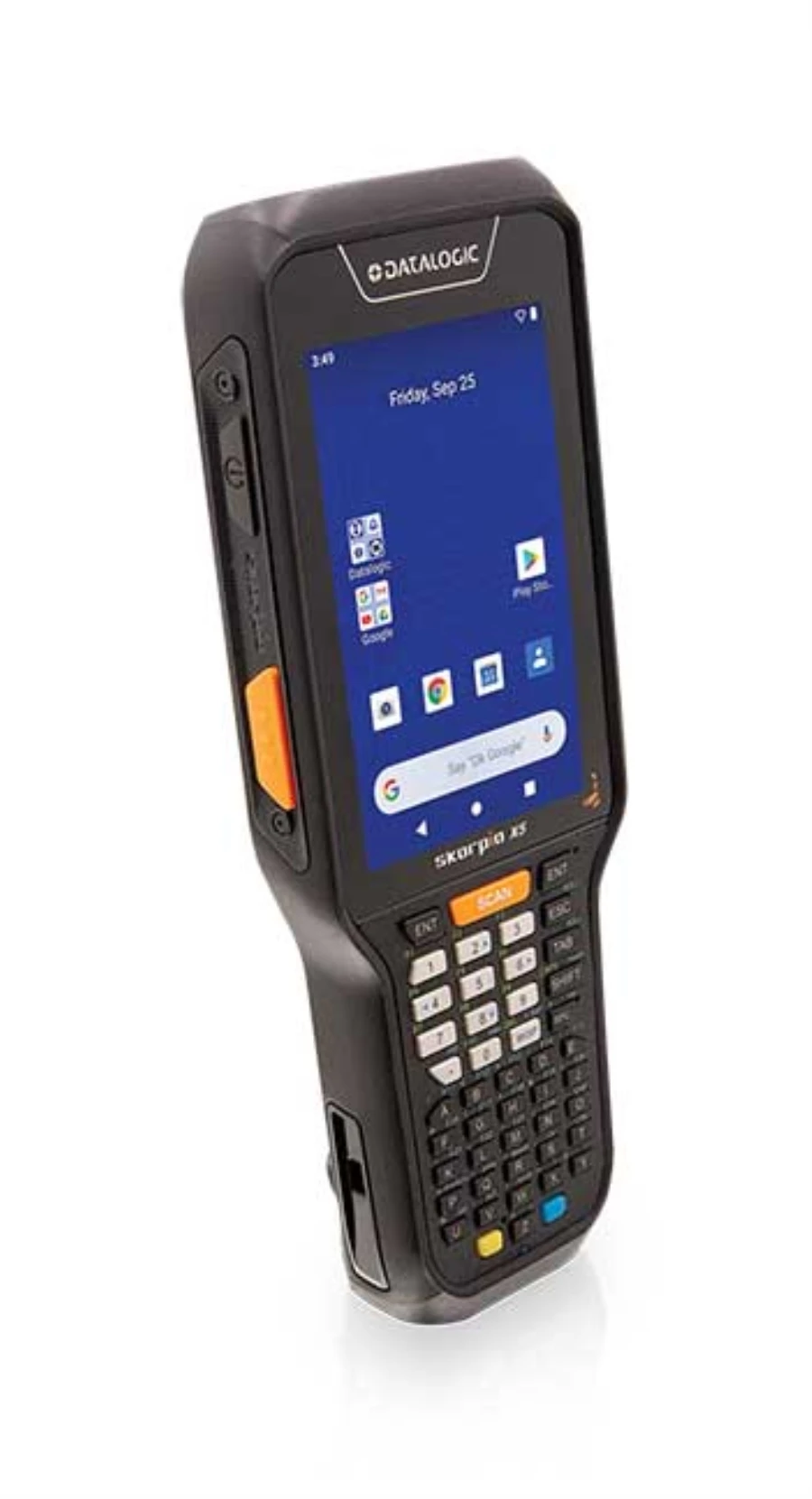 Datalogic Skor Pio X5 IP65 2D Handheld Android 10 PDA Scanner with 256MB Memory 6200mAh Battery 5" Screen Mobile Stock