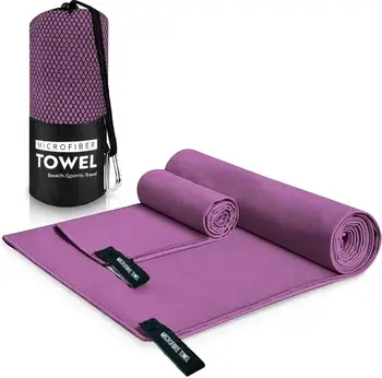 high quality fitness customized outdoor embroidery breathable microfiber outdoor quick dry sport gym towel