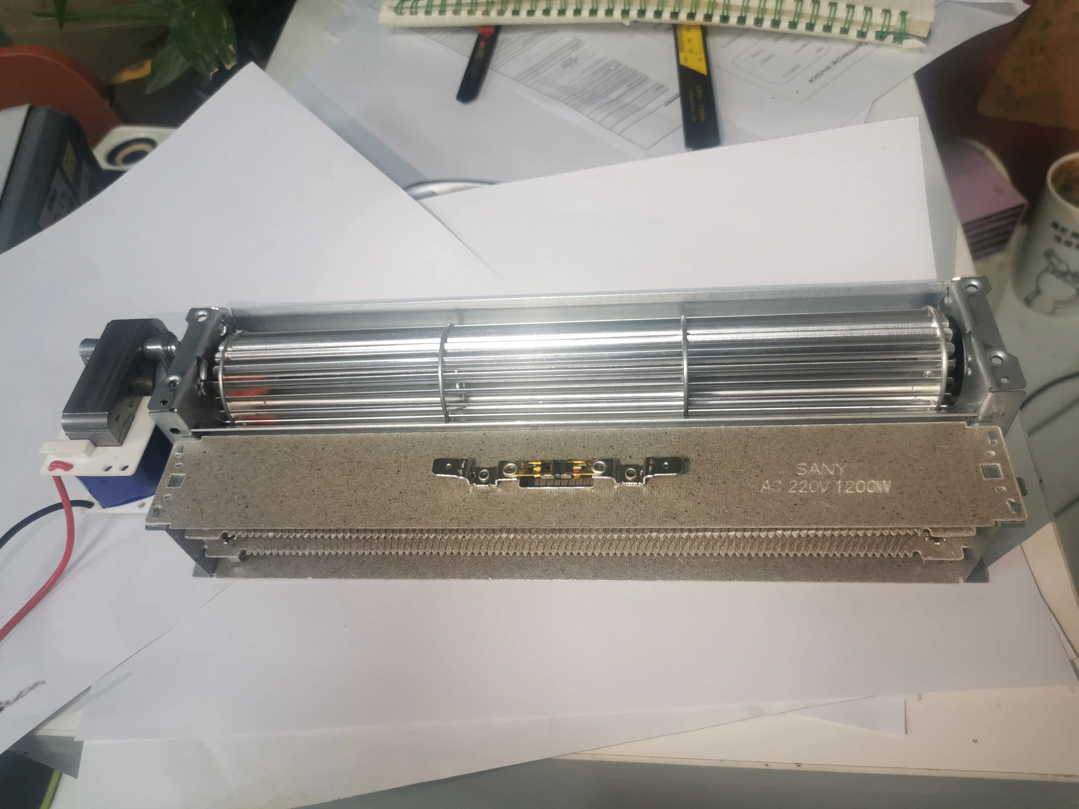 Cross Flow Fan, 12V, Stainless Steel - detail 2