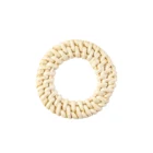 Products Best Selling Super Quality Round Cake Shaped Rattan Plait Products Multi-function Rattan Plait Elements