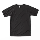 Shirts White T-shirt Quick Drying Polyester T Shirts For Sublimation Print Logo O-neck Plain White T Shirts