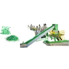 Plastic Recycle 3 Tons Capacity Customized Plastic Recycle Pet Fiber Making Production Line