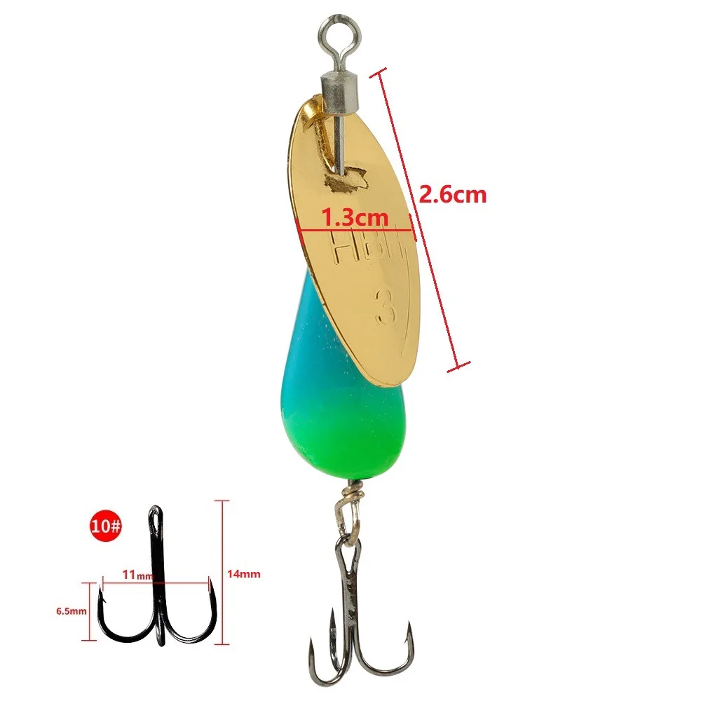 Newmajor Metal Jig Spoon 3 6cm 2 5g Trout Pike Fishing Lure Saltwater