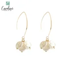 Hoop Earrings Earing Big Gold Hoop Stainless Steel Earrings Water Fresh Pearl Drop Earing