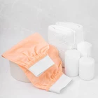 Eco-Friendly Beauty Bath Scrub Silk Face Exfoliating Mitt 100% Raw Mulberry Silk Exfoliating Glove For Body