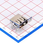 Usb USB 2.0 TYPE A Binaural Patch With Screw Hole PCB Female Socket Connector