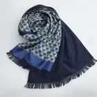 Scarf Factory Price Hight Quality Low MOQ Silk Brusehd Prin Scarf With Tassel For Men Women