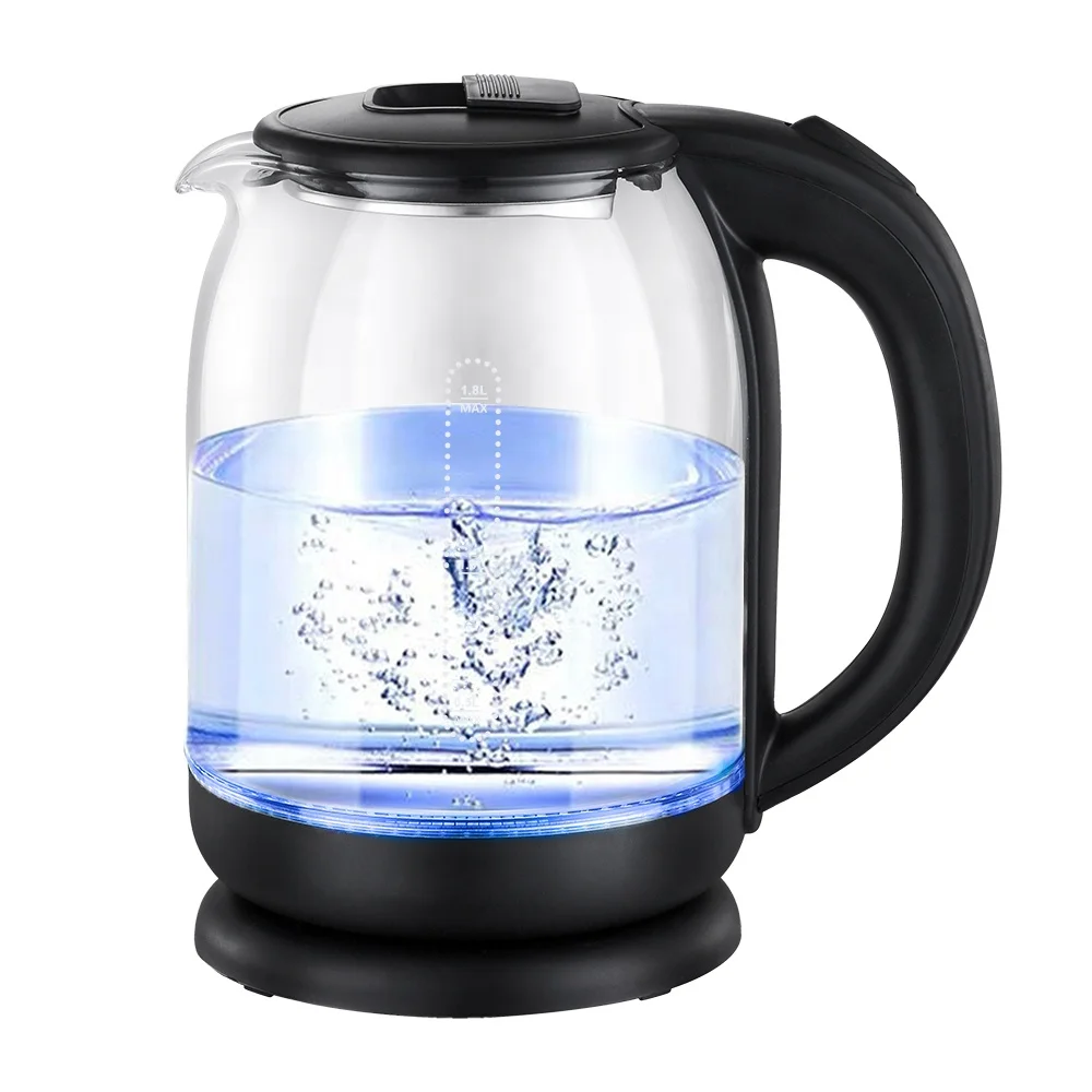 Libre de BPA emerio WK- 111898 Hervidor de Agua Eléctrico de Cristal Luz LED 1,7 litros 