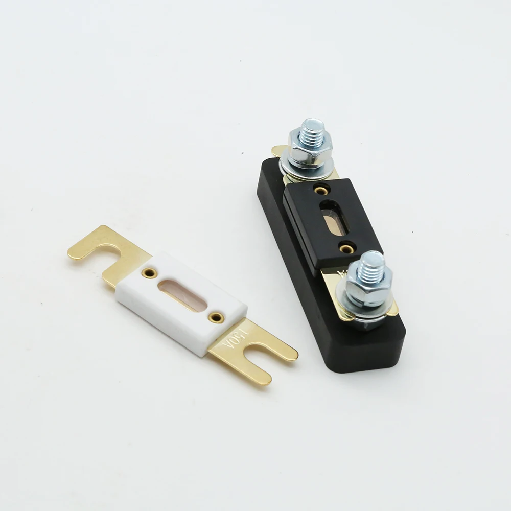 800A 125V UL94V-0 ANL Fuse Holder with Bolt On Black Fuse Block for Automotive Applications