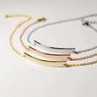 Bracelet 2021 Trendy Hot Sell Bar Bracelet Stainless Steel Women Custom Name 14k Gold Bracelet For Women