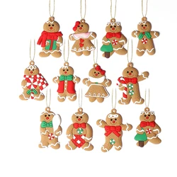 Hanging Pendants Christmas Gingerbread Ornament, Mini Christmas Ornaments, Lot Of Christmas Tree Ornaments