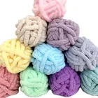 Wholesale Bernat Thick Super Chunk Yarn Hand Knitting Chenille Chunky Yarn For Blanket