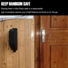 Safe Heavy Steel Office Room Used Keypad Only Dropdown UnderDesk Hidden Handgun Pistol Safe