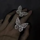 Zirconia Trend Zirconia Butterfly Finger 18k Gold Adjustable Crystal Women Rings For Ladies Jewelry Women