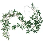 Plant Simulated Ivy Willow Leaf Wall Hanging Rattan Green Vine Plant Vine Leaf Wedding Decoration