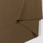 100%t Custom 2020 New Fashion Brown Fabric Coat Fabric Khaki Fabric