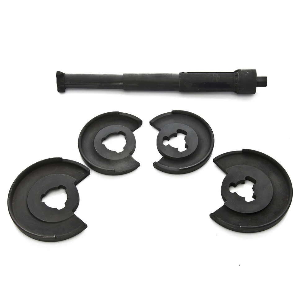 Strut Coil Spring Compressor Remove Telescopic Repair Tool Kit For